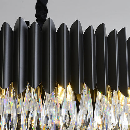 Lugano Crystal Chandelier, Diameter 37"By MORSALE
