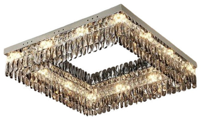 Giano Crystal Ceiling Light, 100cm/39"By MORSALE