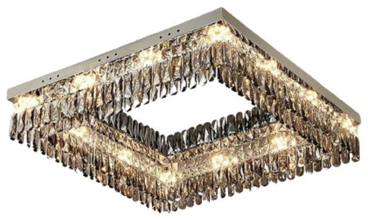 Giano Crystal Ceiling Light, 100cm/39"By MORSALE