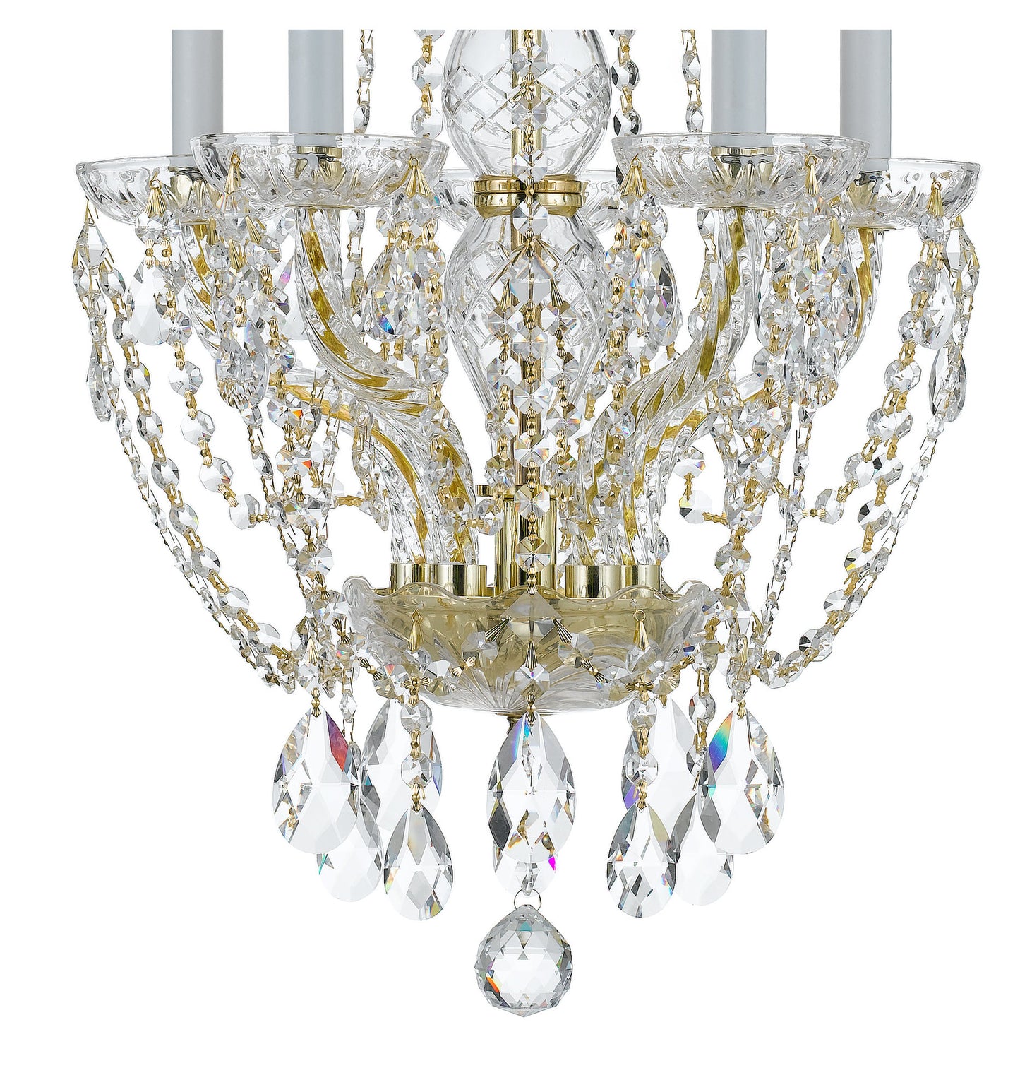 Crystorama Lighting Group 1129-CL-S Traditional Crystal 5 Light - PolishedBy Crystorama Lighting