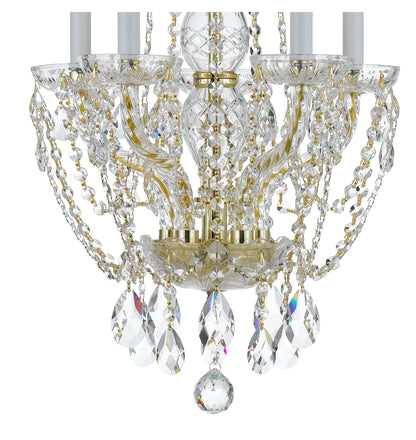 Crystorama Lighting Group 1129-CL-S Traditional Crystal 5 Light - PolishedBy Crystorama Lighting