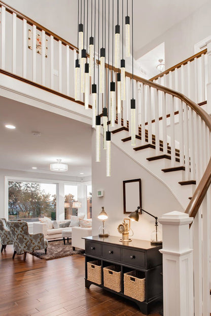 Elegant Lighting 2066G30 Weston 16 Light 30"W LED Crystal Multi - BlackBy Elegant Furniture & Lighting