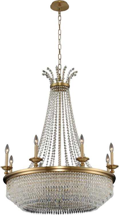 Tavo Chandelier, Winter Brass, 26"By KALCO LIGHTING