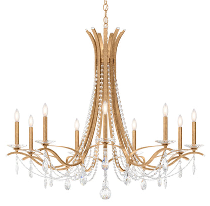 Schonbek Va8339N-26H 9 Light Crystal Chandelier, French GoldBy Schonbek