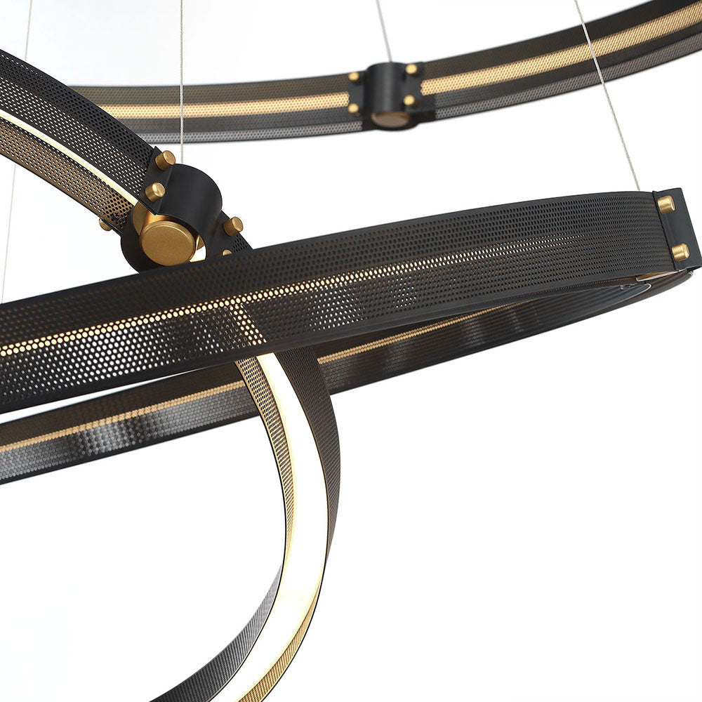 1 Light Contemporary Large ChandeliersBy Eurofase Lighting