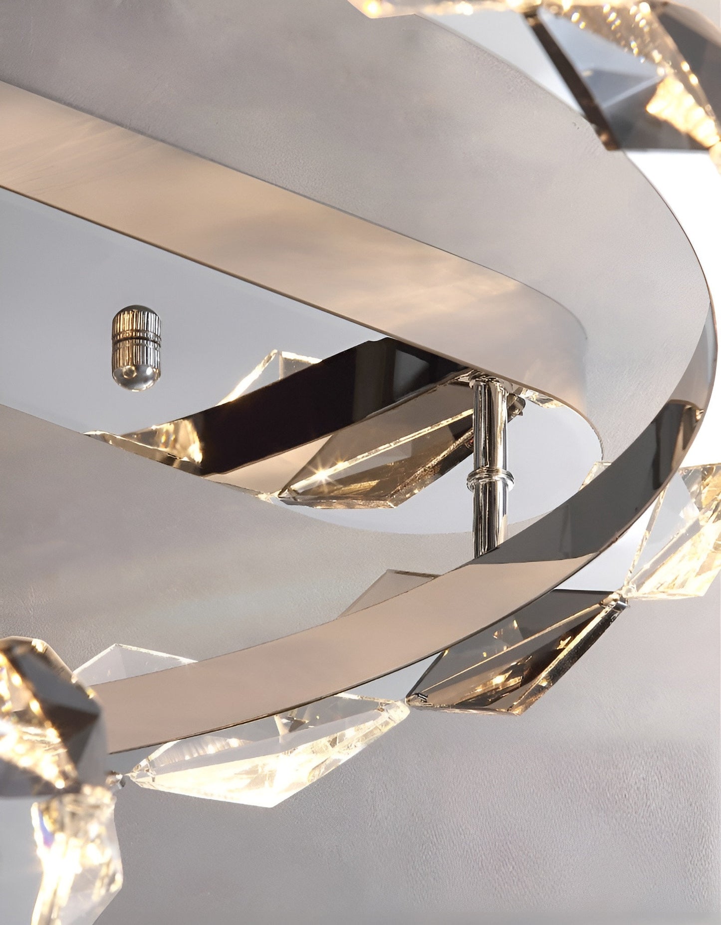 Acquedolci | Luxury Crystal Circular Ceiling Chandelier, 48w SmallBy Miron Demid LLC