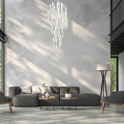 Rectangular Crystal Chandelier // XL 25 LightBy Finesse Decor