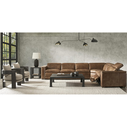 4-Piece Lioni Leather Power Motion Sectional