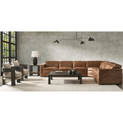 4-Piece Lioni Leather Power Motion Sectional