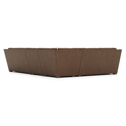 4-Piece Ventura Leather Sectional