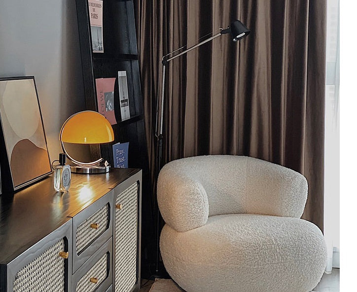 NovaOrb Retro Space Age Table Lamp �C Futuristic Glow for Home and Office