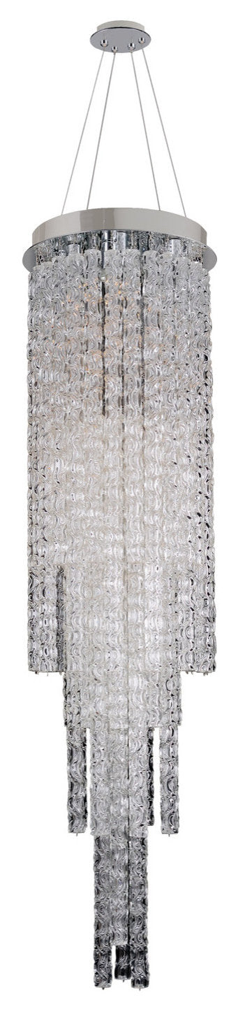 Botticelli 4-Light Contemporary Large Pendant by AllegriBy Allegri Crystal by Kalco Lighting