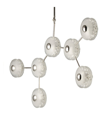 Studio M SM23877 Peony 7 Light 50"W LED Abstract Multi Light - Polished NickelBy Studio M by Magnet Works