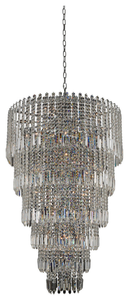 Pandoro 33x59" 30-Light Modern Large Pendants by AllegriBy Allegri Crystal by Kalco Lighting