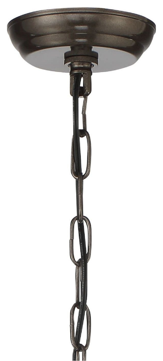 Crystorama Lighting Group 8828-CL-S Bridgehampton 8 Light 28"W - Antique GoldBy Crystorama Lighting