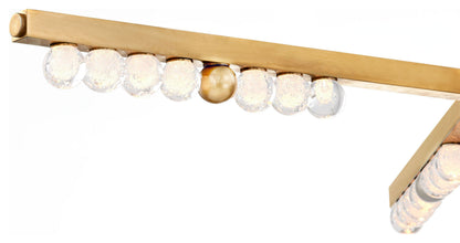 Annecy 50.5" Wide 3-Light Vintage Brass ChandelierBy Corbett Lighting