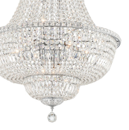 Roslyn 15-Light Polished Chrome ChandelierBy Crystorama Lighting