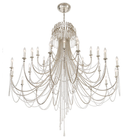 Crystorama Lighting Group ARC-1929-CL-MWP Arcadia 28 Light 61"W - Antique GoldBy Crystorama Lighting