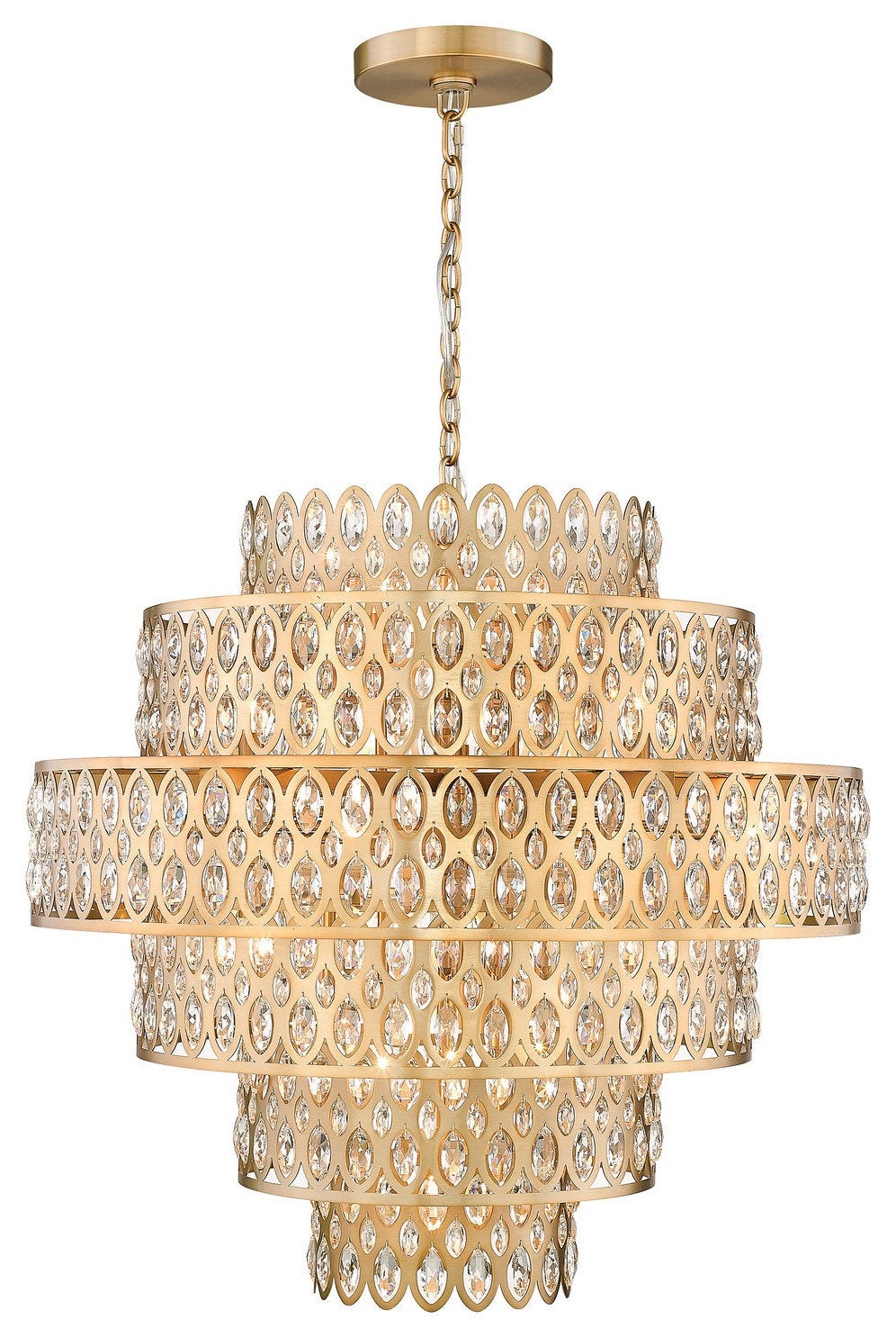 Dealey 17 Light Pendant in Heirloom BrassBy Z-LIte