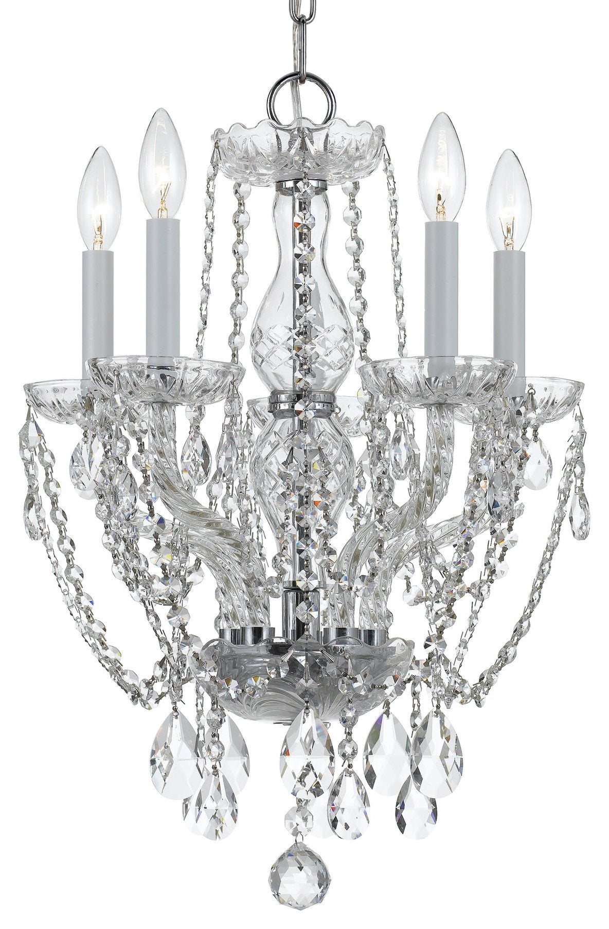 Crystorama Lighting Group 1129-CL-S Traditional Crystal 5 Light - PolishedBy Crystorama Lighting