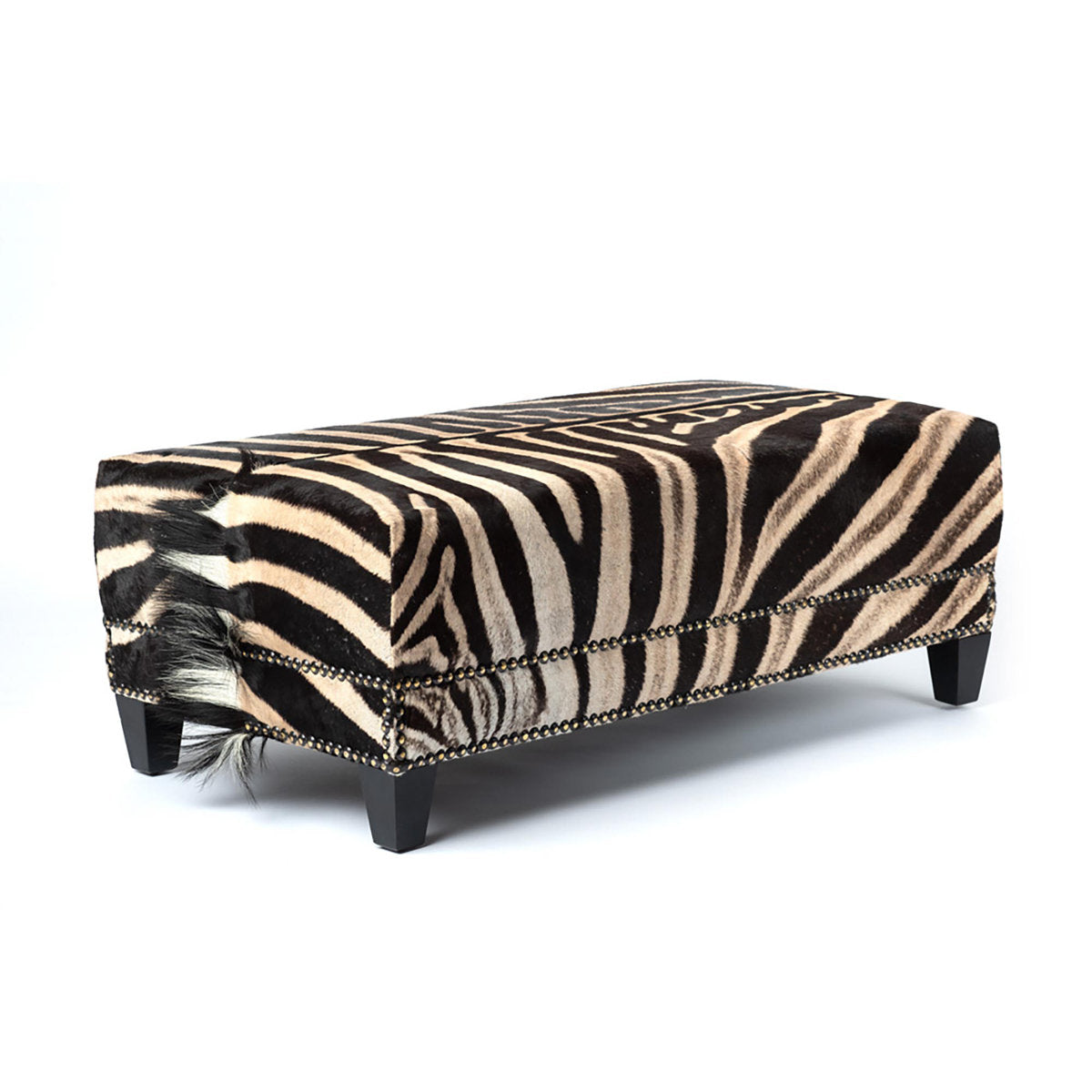 44" Genuine Hide Ottoman