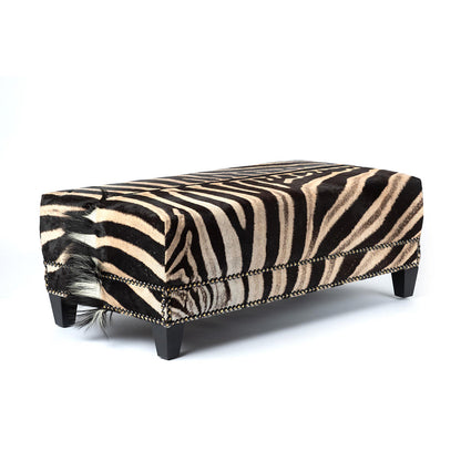 44" Genuine Hide Ottoman