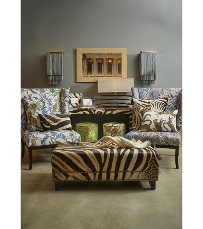 44" Genuine Hide Ottoman