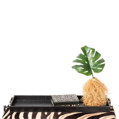 44" Genuine Hide Ottoman