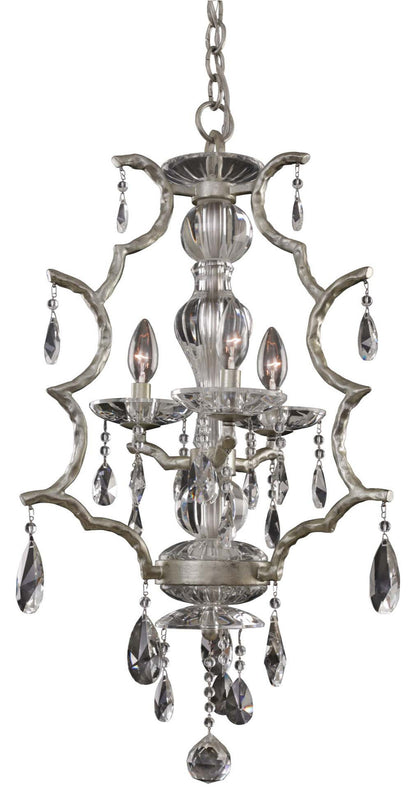 Shorecrest 17x29" 3-Light Transitional Chandelier by AllegriBy Allegri Crystal by Kalco Lighting