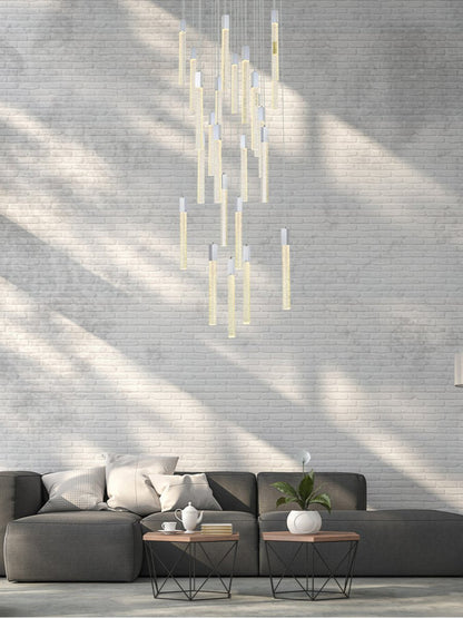 Elegant Lighting 2067G42C Weston 25 lights pendant in chromeBy Elegant Furniture & Lighting