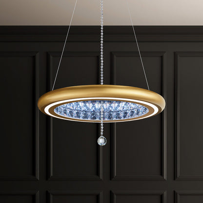 Schonbek Mfc200N-Gd1S 1 Light Crystal Pendant, Glimmer GoldBy Schonbek