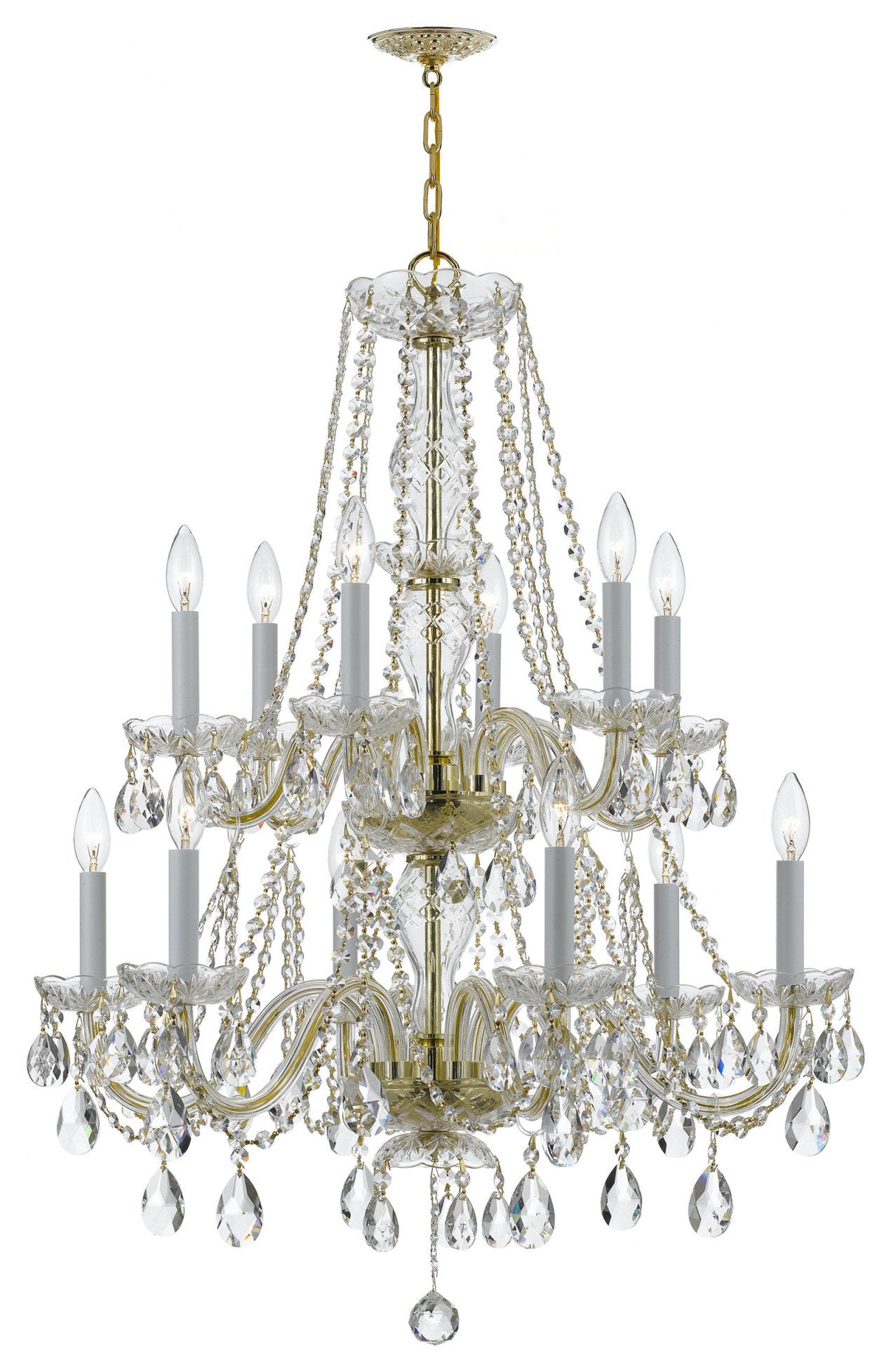 Crystorama Lighting Group 1137-CL-S Traditional Crystal 12 Light - PolishedBy Crystorama Lighting