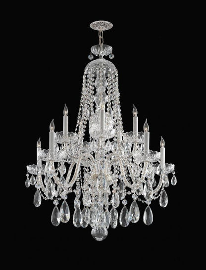 Traditional Crystal 10-Light Chandelier, Polished Chrome FinishBy Crystorama Lighting