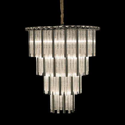 Chimes 15-Light Crystal Chandelier - SilverBy Michael Amini