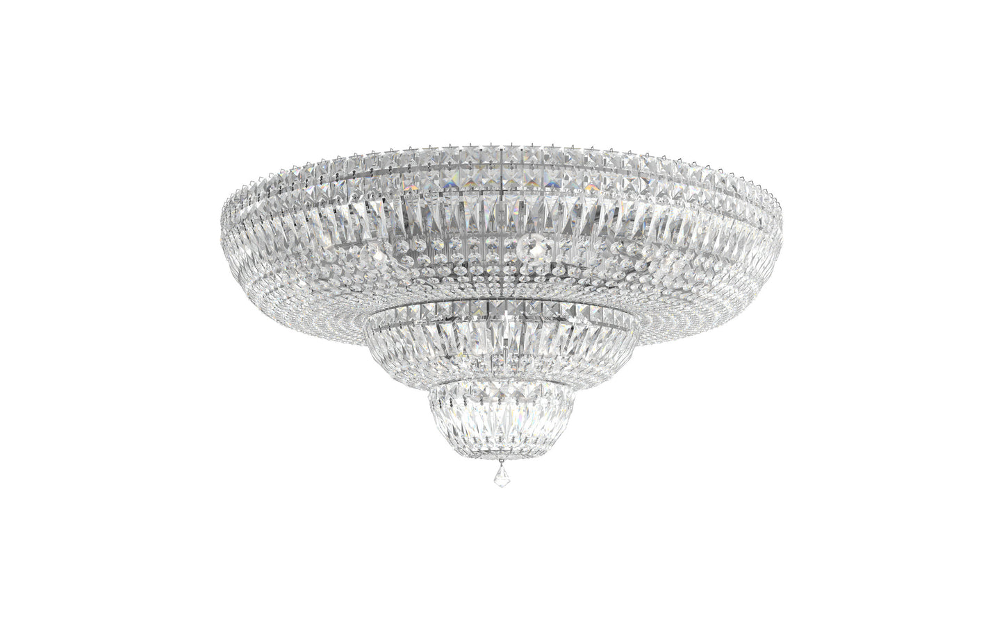 Petit Crystal Deluxe 21 Light Silver Clear Gemcut CrystalBy Schonbek