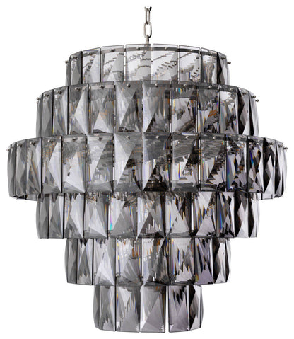 Nickel Smoked Glass Chandelier | Eichholtz Amazone LBy OROA - Furniture
