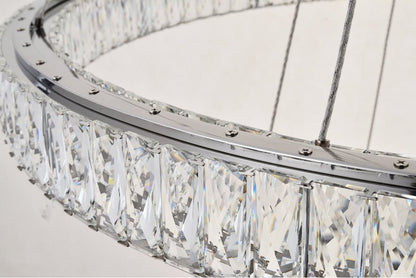 Contemporary Chrome-Light ChandelierBy Home Living