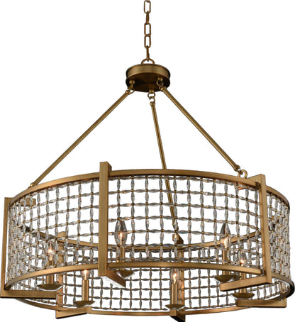 Verona Pendant, Brushed Pearlized Brass, 24"By KALCO LIGHTING