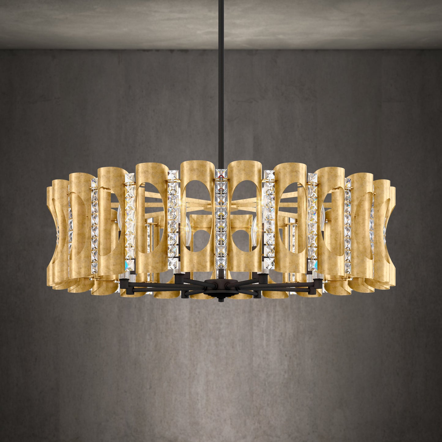 Twilight 8 Light Pendant, Heirloom GoldBy Schonbek