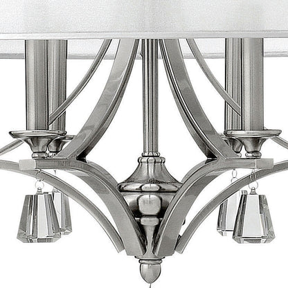 Fredrick Ramond Mime Medium Drum, Brushed Nickel*By Hinkley