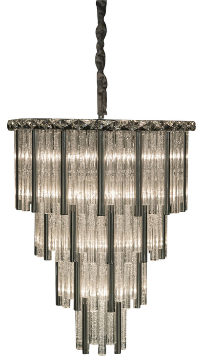 Chimes 18-Light Crystal Chandelier - SilverBy Michael Amini
