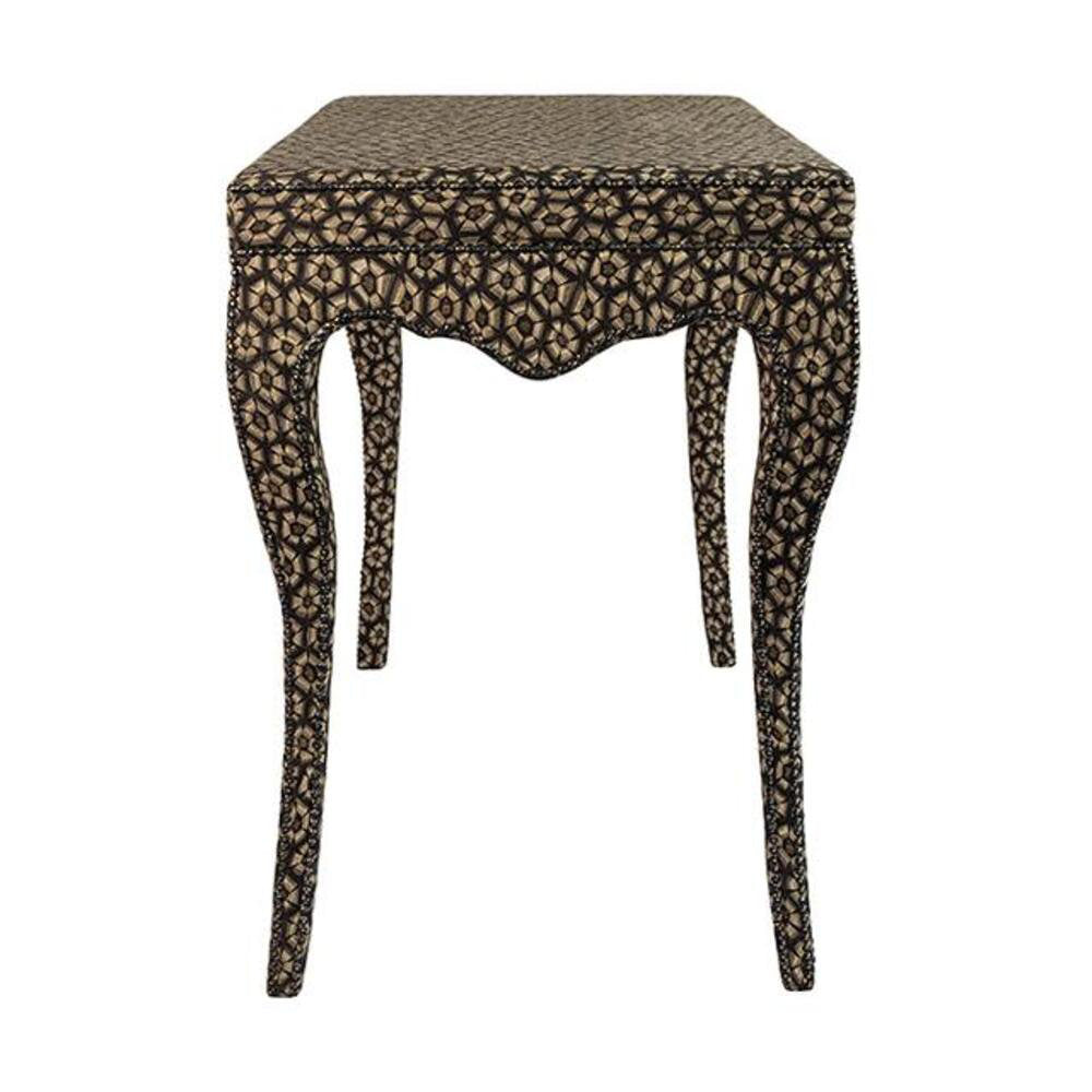48" Linen Console Table