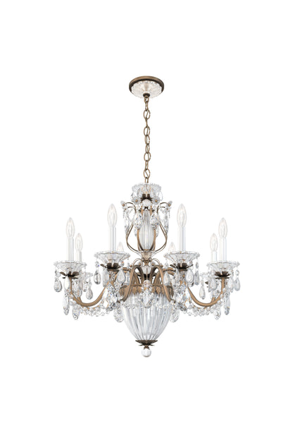 Schonbek 1238N-23H 11 Light Crystal Chandelier, Etruscan GoldBy Schonbek
