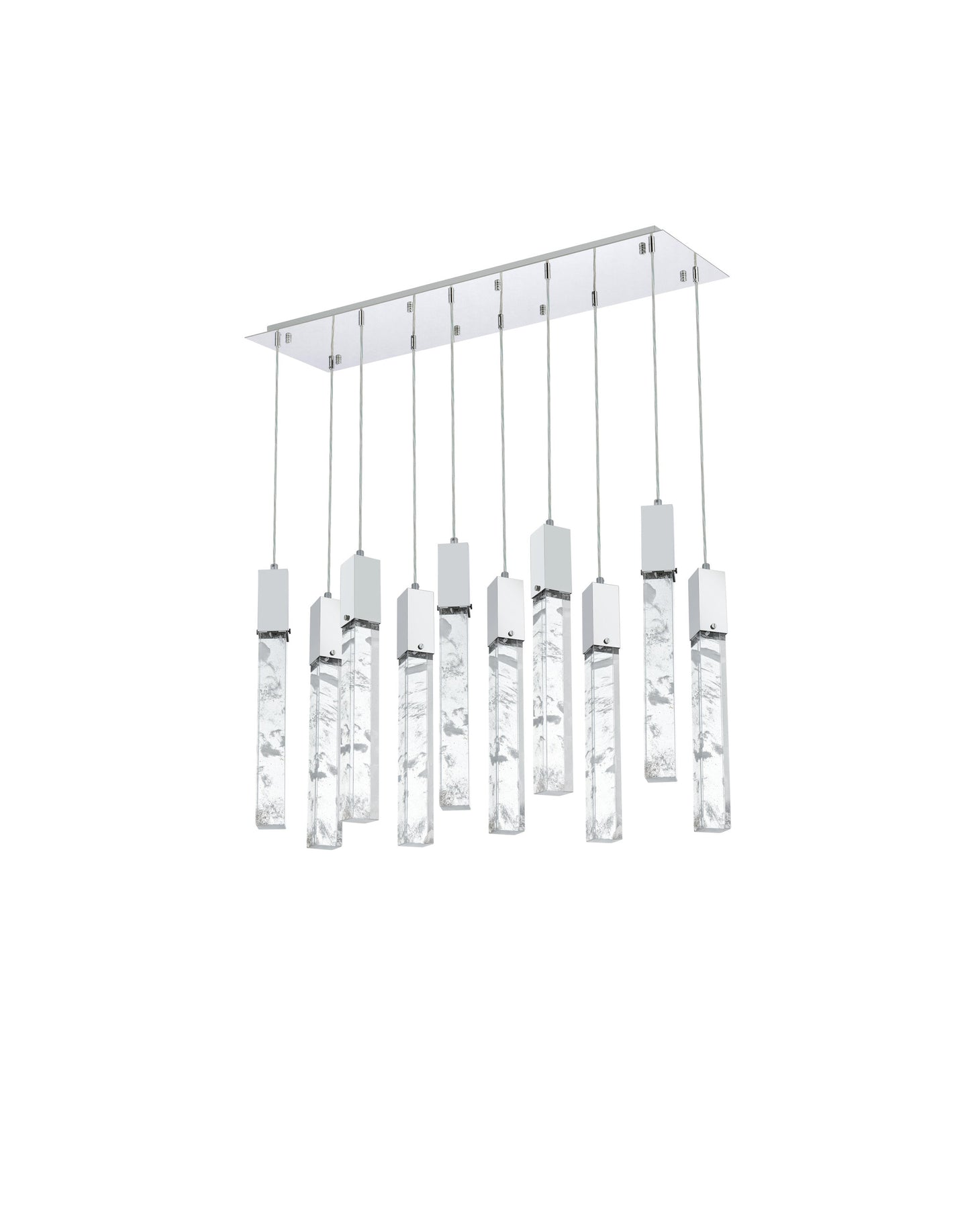 Home Living 42" Pendant, ChromeBy Home Living