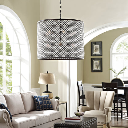 Hambleton Chandelier - Brown, 12By Evans & Londeen