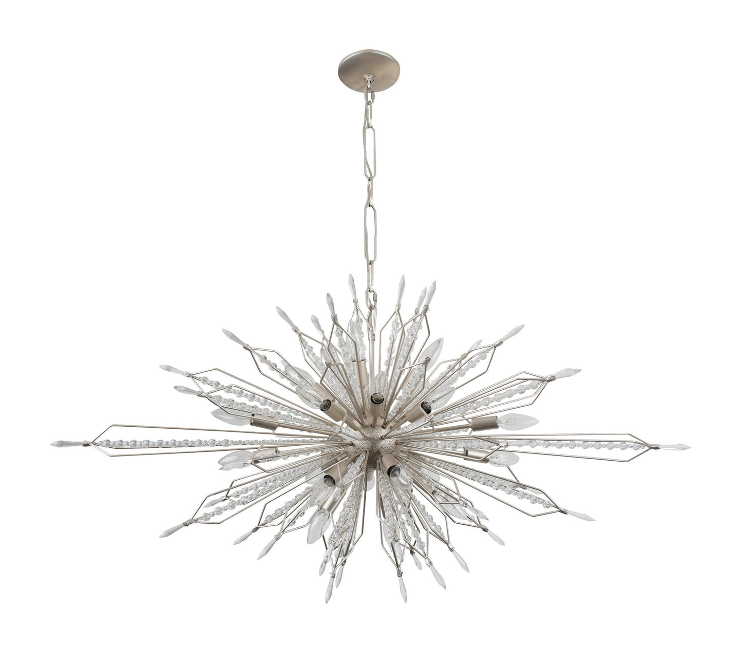 Varaluz 311N20 Orbital 20 Light 48"W Crystal Sputnik Chandelier - Gold DustBy Varaluz