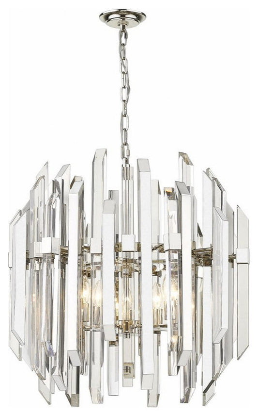 6 Light Pendant in Coastal Style - 26.75 Inches High - PendantsBy Bailey Street Home