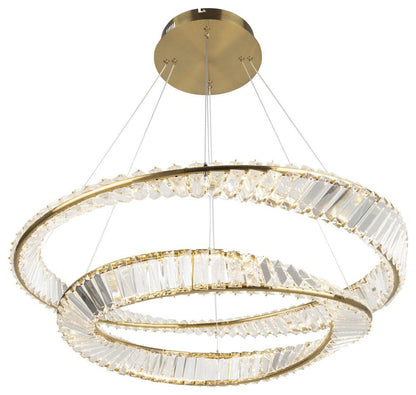 Stella Chandelier, Black and BrassBy ARTCRAFT Lighting