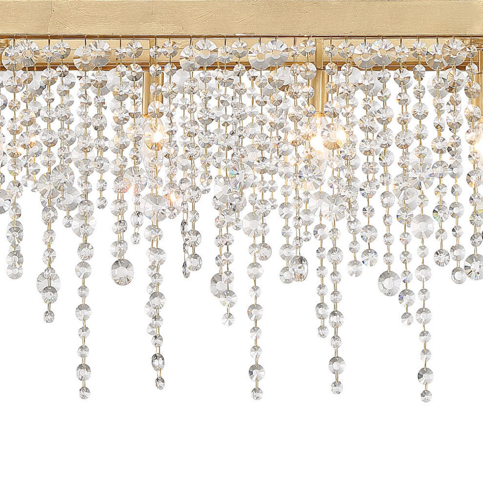 Winham 6 Light Antique Gold ChandelierBy Crystorama Lighting
