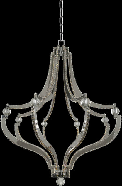 Cambria Led Pendant, Chrome, 36"By KALCO LIGHTING